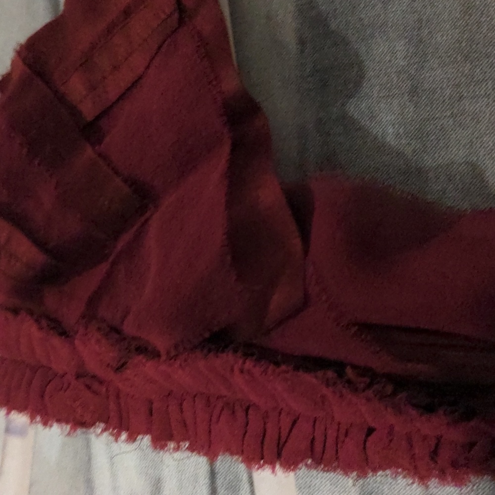 DKNY raw silk red gown - Picture 9 of 11